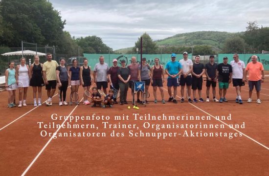 Tennis Schnuppertraining 2023