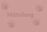 Mitteilung
