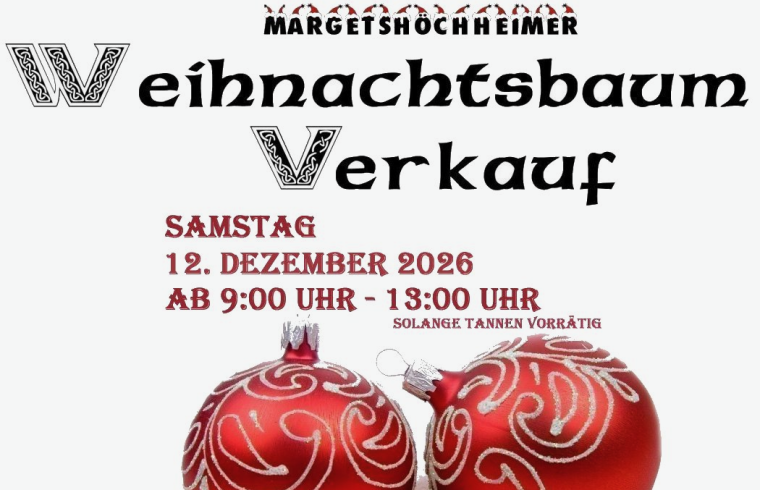 Weihnachtsbaumverkauf 2026